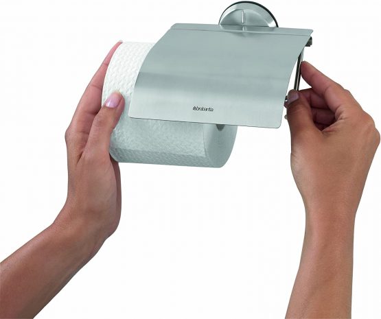 Brabantia Toilet Roll Holder - Matt Steel - Image 2