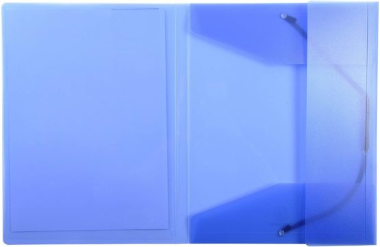 Exacompta - Ref. 55189E - Pack of 5 customizable translucent Polypropylene elastic flap folders - Kreacover - A4 - Assorted Colours - Image 4