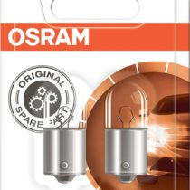 OSRAM Original 12V R5W halogen auxiliary lights 5007-02B in double blister - silver/clear