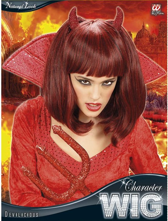 Devilicious Wig for Hair Accessory Fancy Dress - Image 2