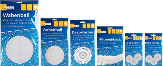 Heku Display Paper 29 x 29 x 2 cm, Cardboard, White, 29 x 29 x 2 cm - Image 2