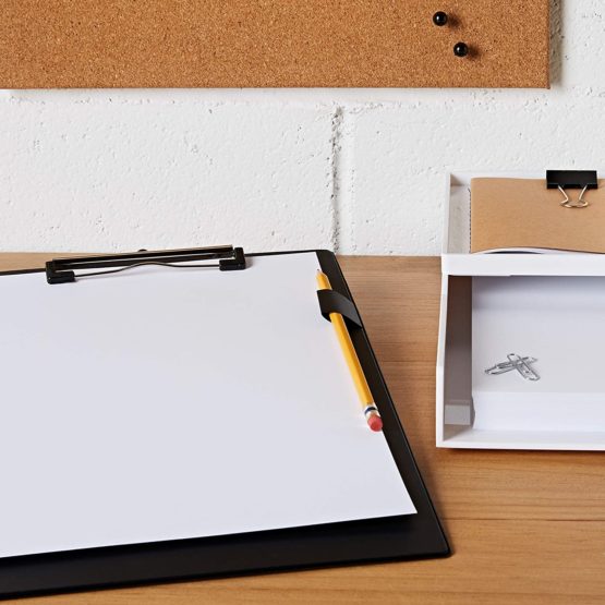 5 Star Standard Clipboard with PVC Cover Foolscap Black - Image 4