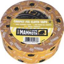 Everbuild Mammoth Capet Fix Cloth Tape, Clear, 50 mm x 25 m