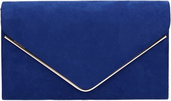 SwankySwans Women's Oscar Envelope Suede Velvet Party Prom Clutch Bag Clutch - Image 2
