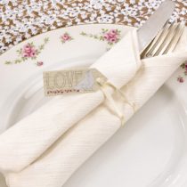 Neviti With Love-Luggage Tags Small, Paper, Ivory, 5 x 2.5 x 0.1 cm