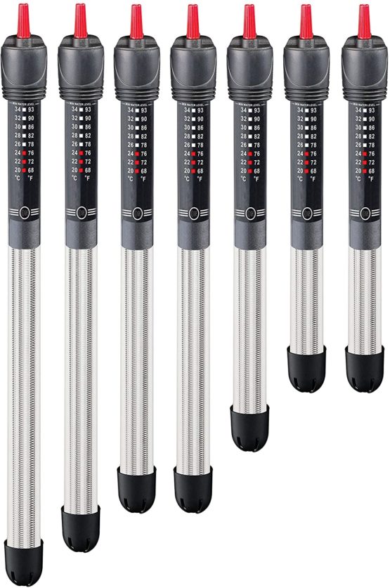 Hepo HP-608 Quartz Aquarium Fish Tank Heater Submersible Thermostat 25w to 300w (25w) - Image 2