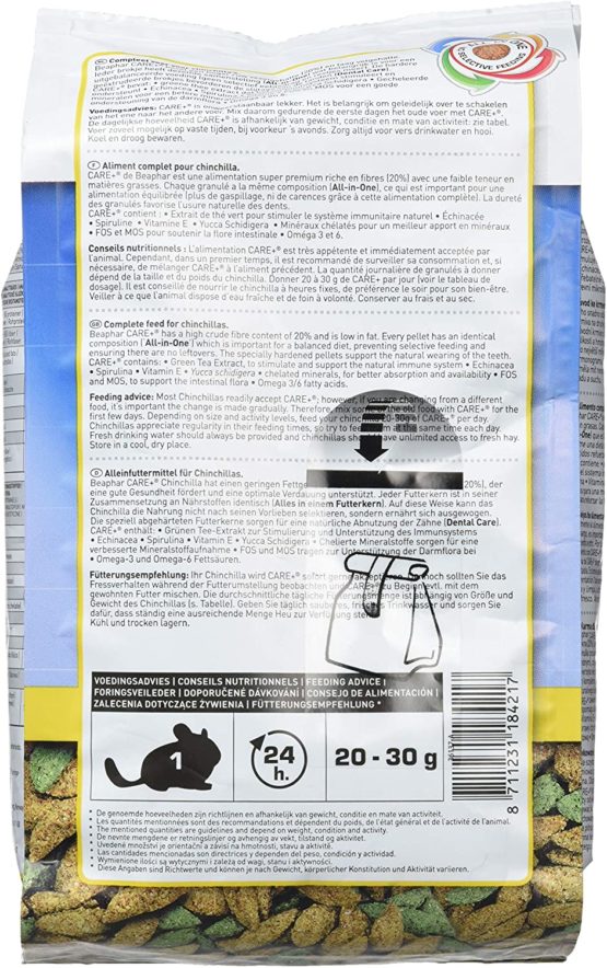 Beaphar Care+ Chinchilla 250g - Image 2