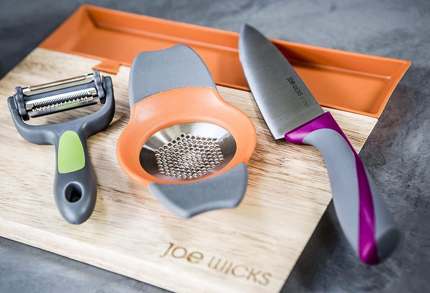 Joe Wicks Japanese Stainless Steel 2 Piece Fruit and Vegetable Knife