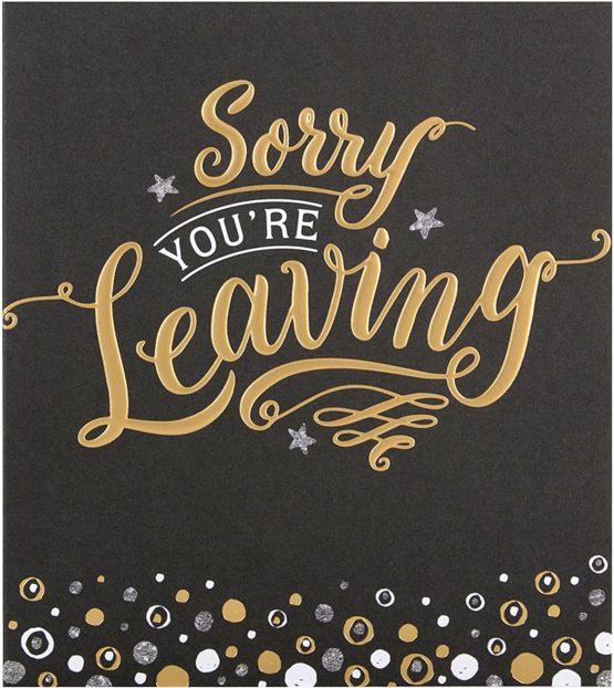 Hallmark Leaving Card 'Missing You Already' - Small