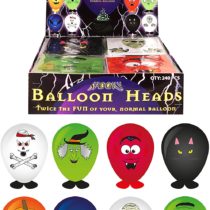 8 X Self Making Halloween Balloons Heads (assorted)