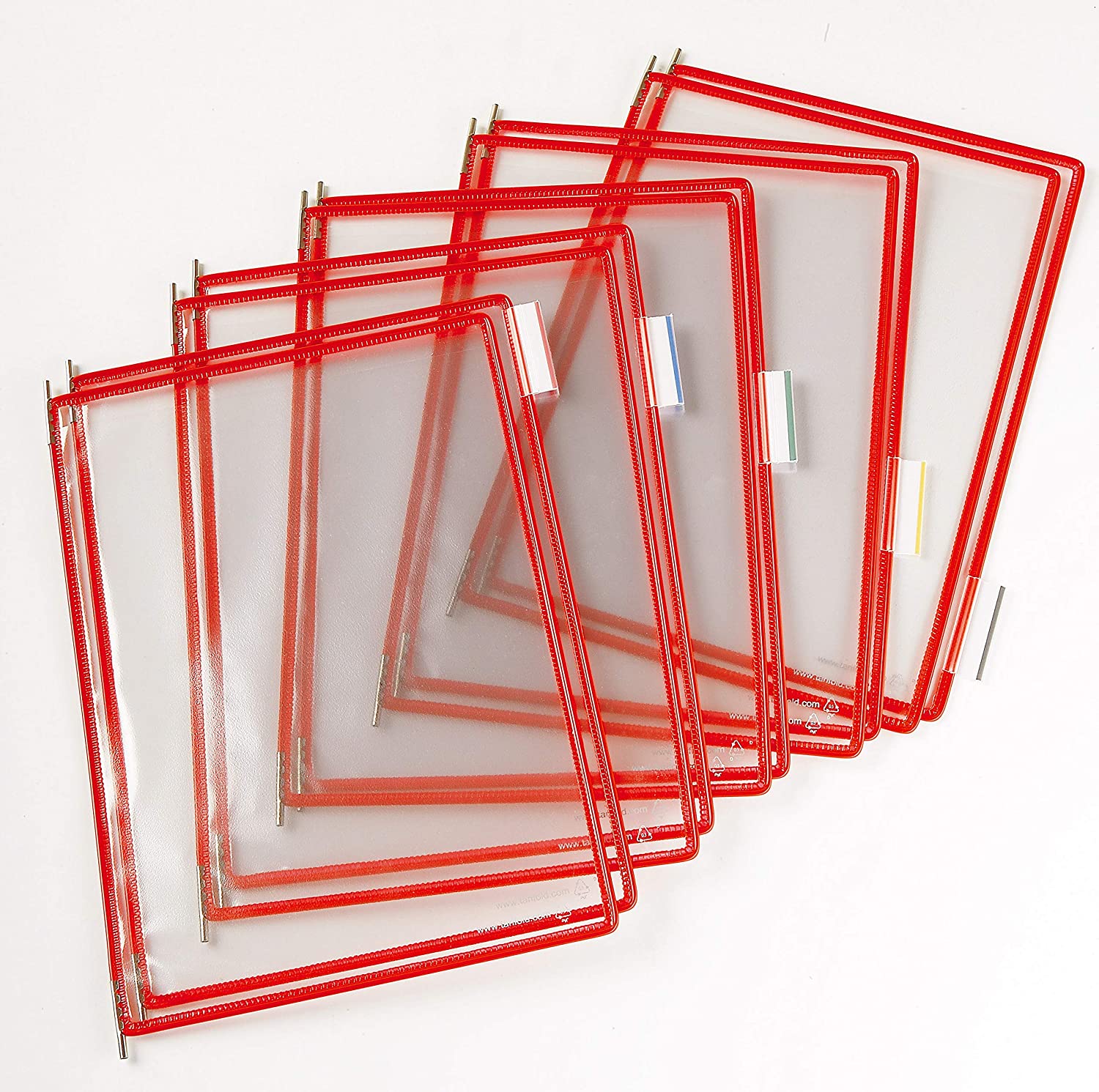 Tarifold A4 Pivoting Pocket - Red (Pack of 10)