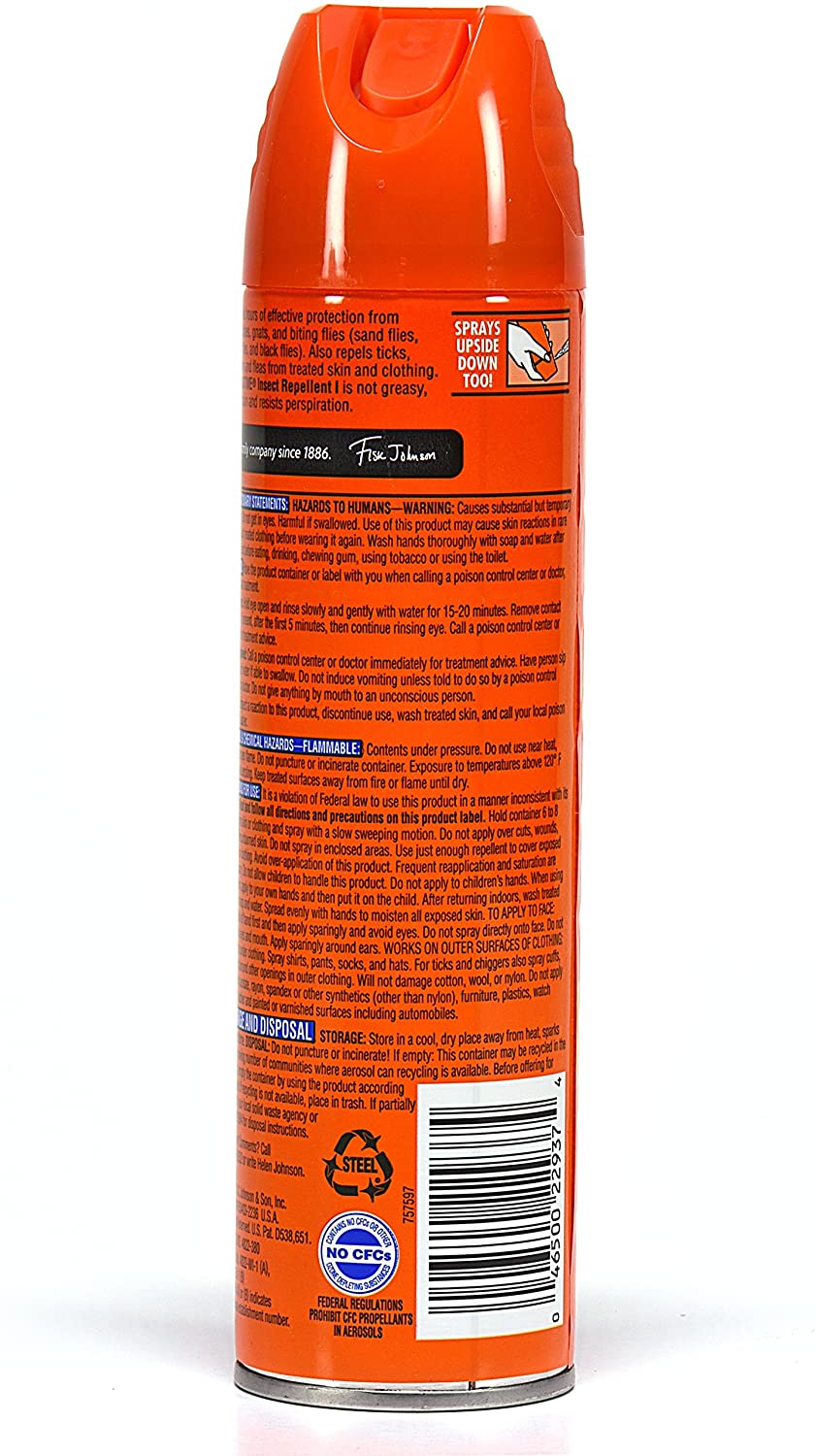 Off! 22937 Active Aerosol Insect Repellent, 9oz - Image 2