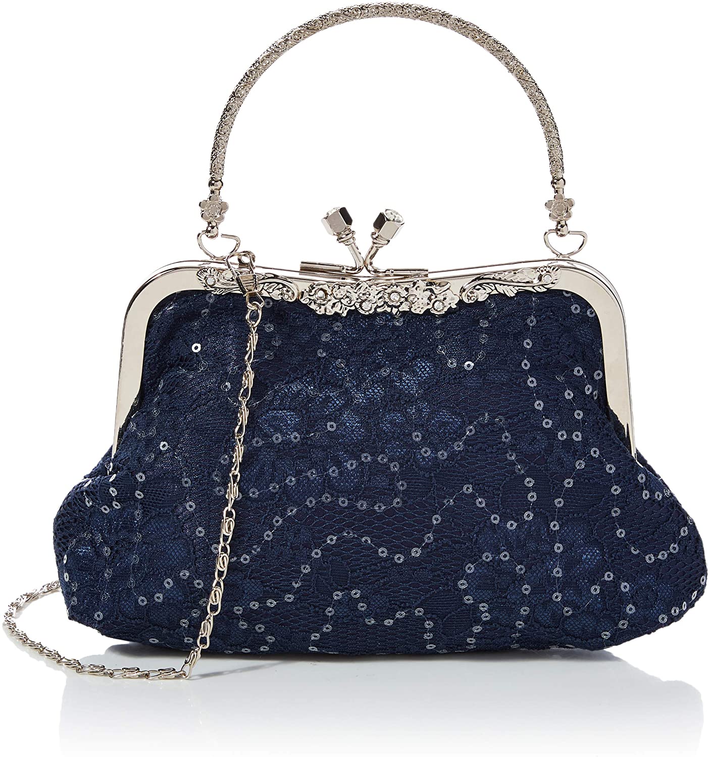 Joe Browns Women’s Moonlit Lace Bag Clutch, Blue, One Size – Bigamart