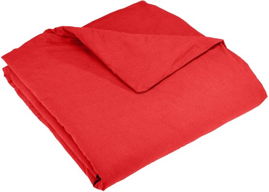 Stof HC24820008 200 X 200 cm 100 Percent Cotton Duvet Cover, RED