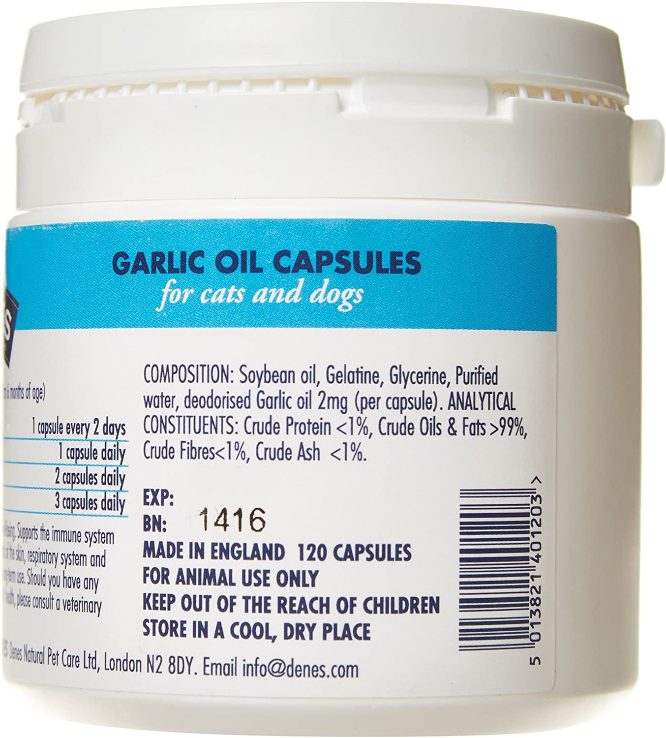 Denes Respiratory support 120 capsules, Clear - Image 2
