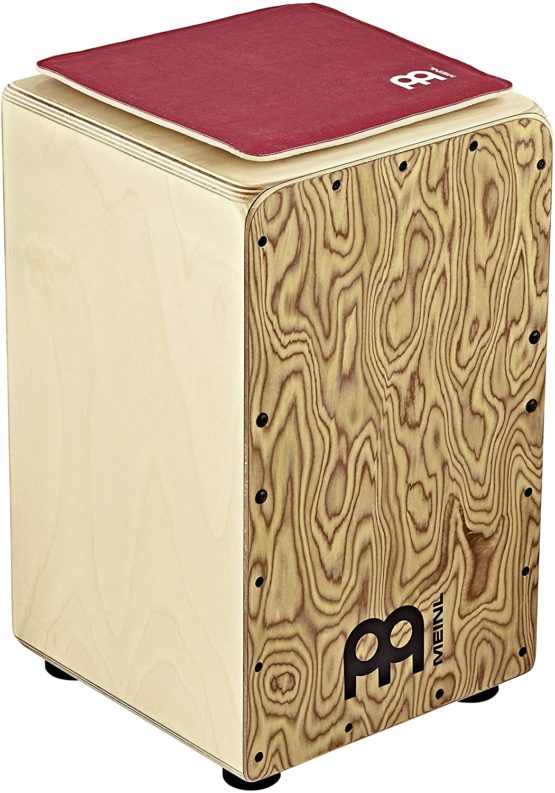 MEINL Percussion synthetic leather seat for Cajons - Vintage Red (LCS-VR) - Image 2