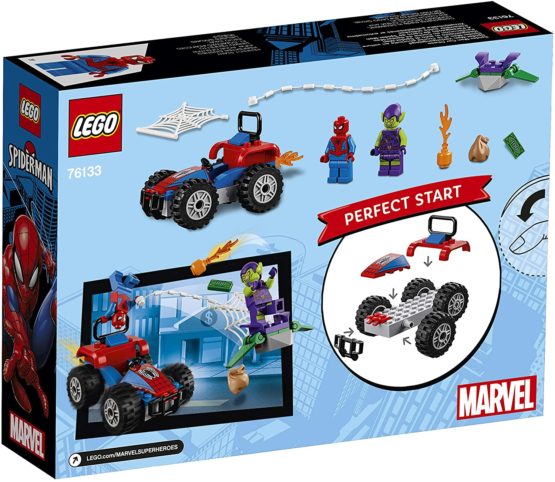 Super Heroes Lego 76133 Spider-Man Mini Vehicle, Colourful - Image 2