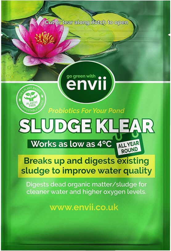 envii Sludge Klear – Pond Sludge Remover Treatment Works Down To 4°C – Treats Up To 30,000 Litres