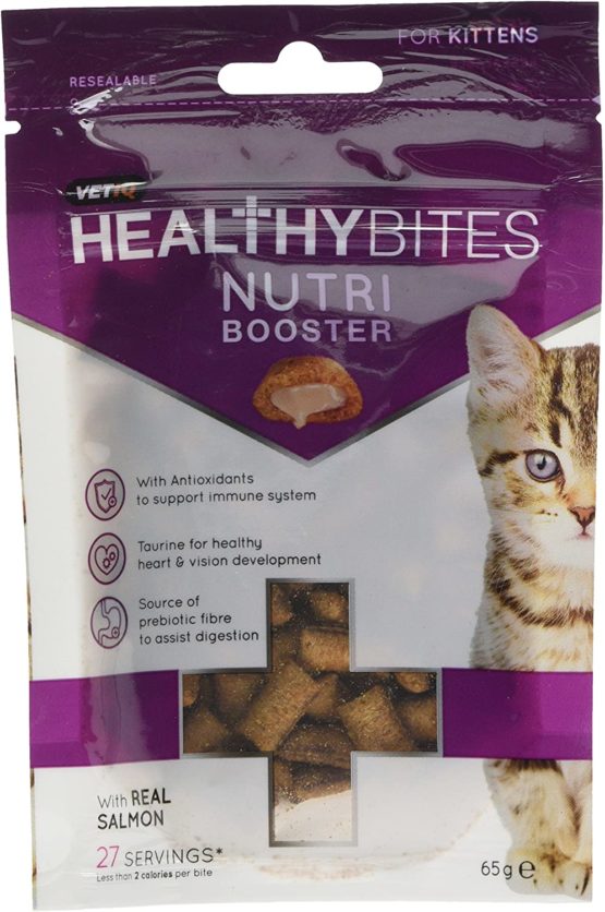 VetIQ Nutribooster kitten treats 8 x 65g packs