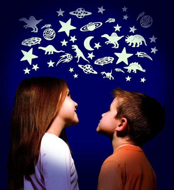 Brainstorm B8602 The Original Glow Stars Company Cosmic Glow Dinosaurs - Image 2