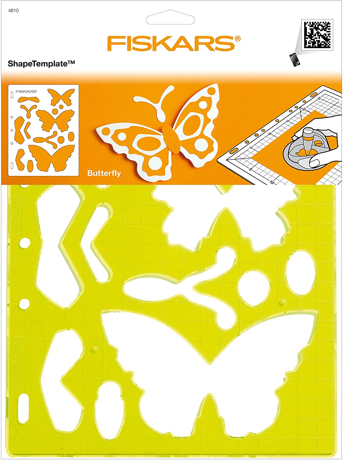 Fiskars Shape TemPlate Butterflies, for Creating Butterflies 1003879, Standard, 0.2 x 21.5 x 28 cm - Image 2