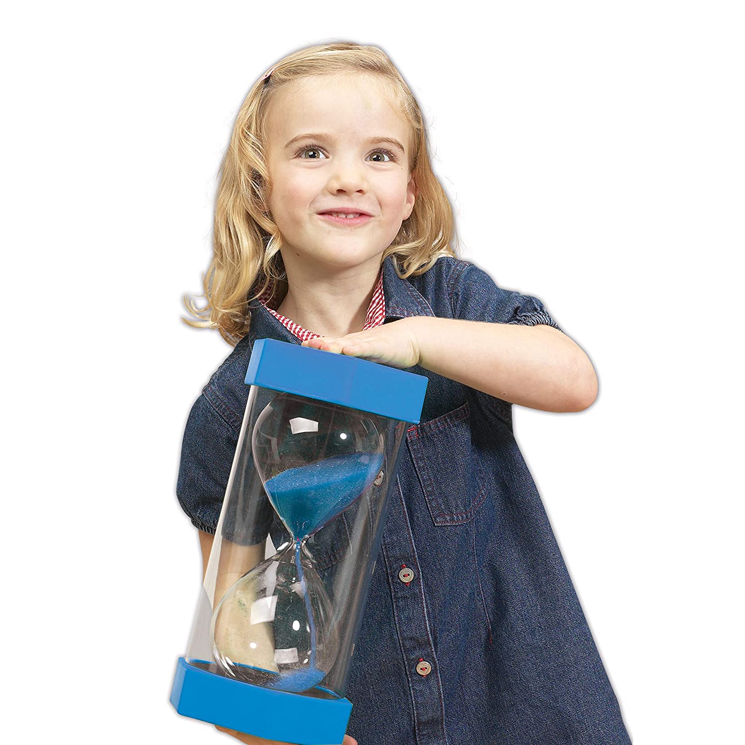 TickiT 92046 Mega Sand Timer, 150 mm Diameter, Blue 5 Mins, 9511, Bule - Image 2