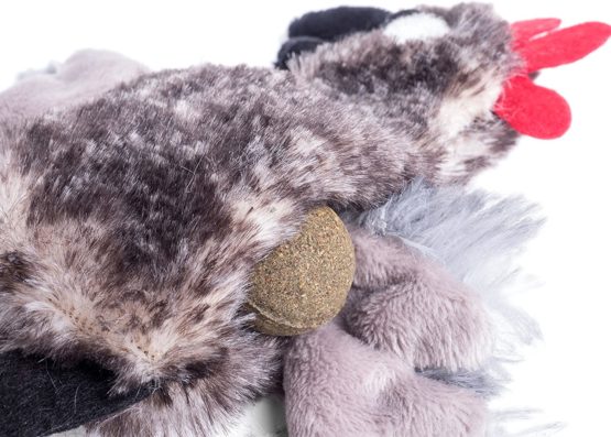 Petface Refillable Catnip Plush Cockerel Cat Toy - Image 2