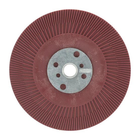 3M High Performance Ribbed Back-Up Pad 125mm – Longer disc life and more utility for 3M Cubitron fibre discs - 1x Back-Up disc - Image 2