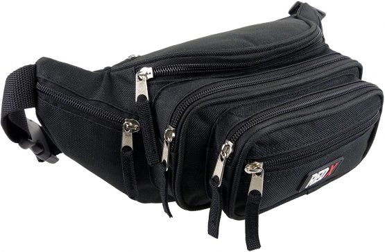 Ladies Mens Canvas Funky Waist BUM BAG Fanny Pack by RED X ® Travel Holiday Security