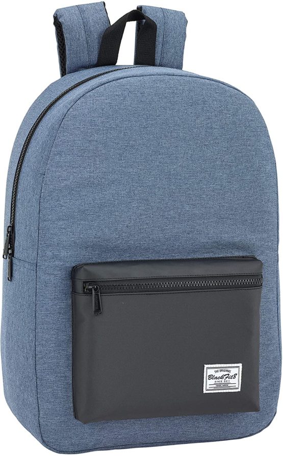 Blackfit8 Black & Blue Official Teenager's Backpack for Laptops up to 15.6''