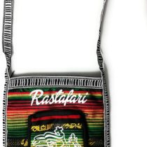 Wigwam Cute small hand made Rasta Bob Marley print cross body tote bag (Bob)