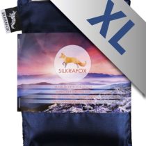 Silkrafox XL - super-king-sized ultralight sleeping bag liner, artificial silk inlett, perfect for hiking, backpacking, outdoor activities