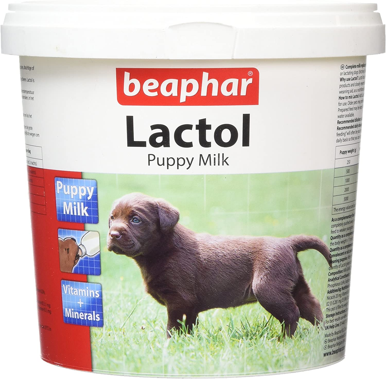 Beaphar Lactol Milk Supplement for Puppies (500 g), 500 g (Pack of 1)