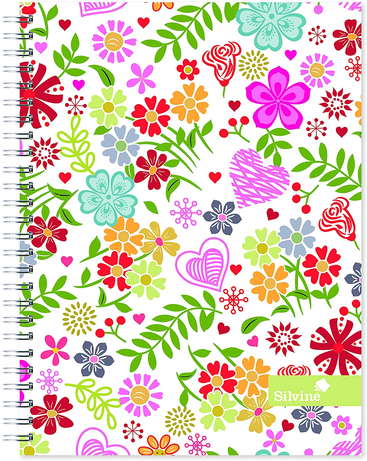 Silvine A5 Wirebound Notebooks in 4 Assorted Marlene West Designs. 160 Pages, Lined with Margin. Ref TWA5MW - Image 4
