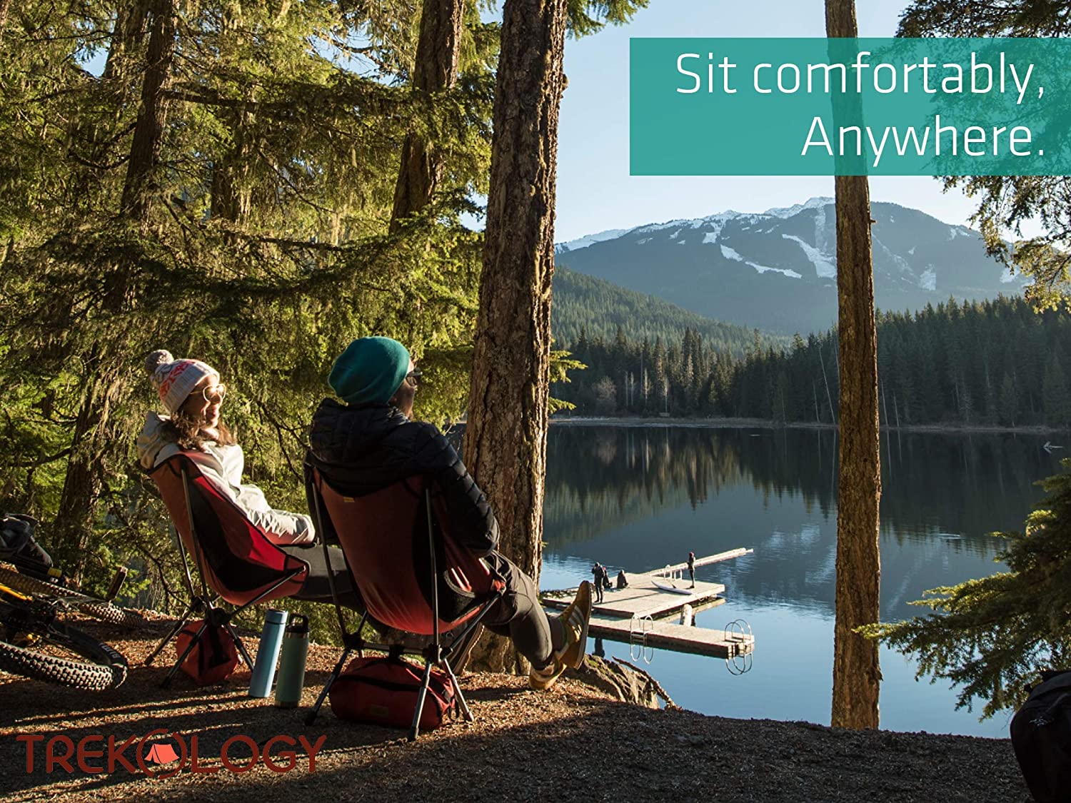 TREKOLOGY YIZI GO Camping Chair for Adult, Compact, Foldable, Lightweight 0.9 kg, 136 kg Capacity, Durable Aluminum - Image 2