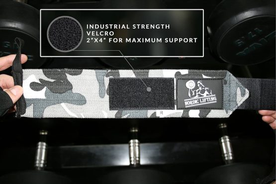 Wrist Wraps (1 Pair) - Premium Support for Weightlifting, Crossfit & Gym - Image 2
