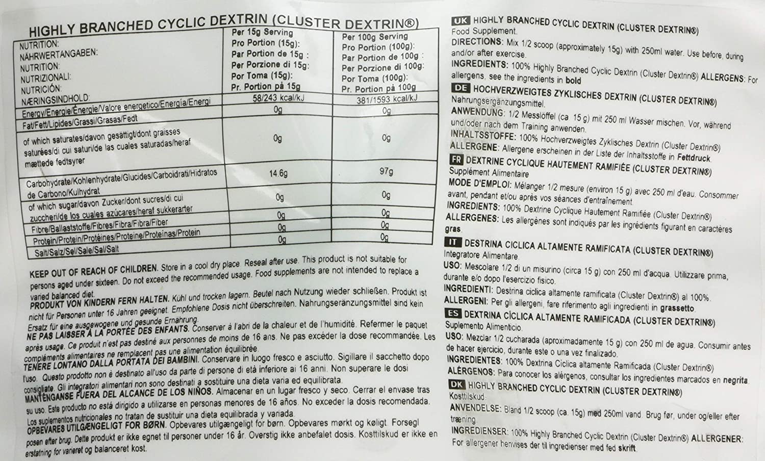 Bulk Highly Branched Cyclic Dextrin Powder, 500 g, Packaging May Vary, Chocolate, Strawberry, 500 g (Pack of 1) - Image 3