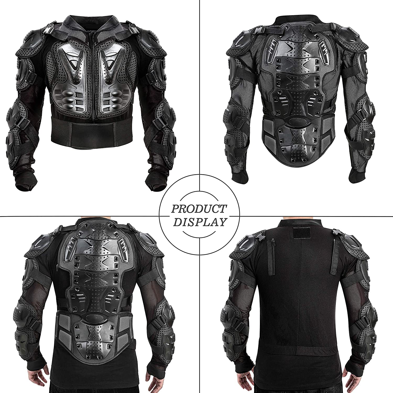 WILDKEN Motorcycle Protective Jacket Motocross Body Armour Motorbike Body Guard ATV Cycling Spine Protector Racing Clothing Protection Gear Enduro Sports Armour Motorcycle Jacket for MTB,Dirt Bike - Image 2