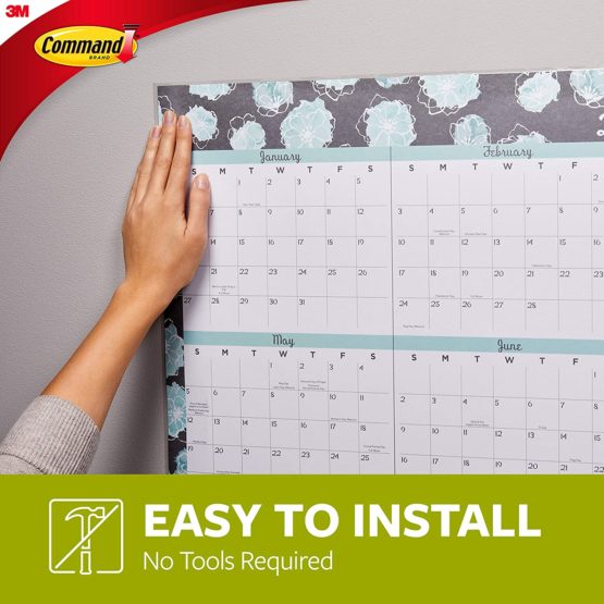 3M Command Poster Strips (Pack of 6, 12 Small Strips per Pack) - Image 4