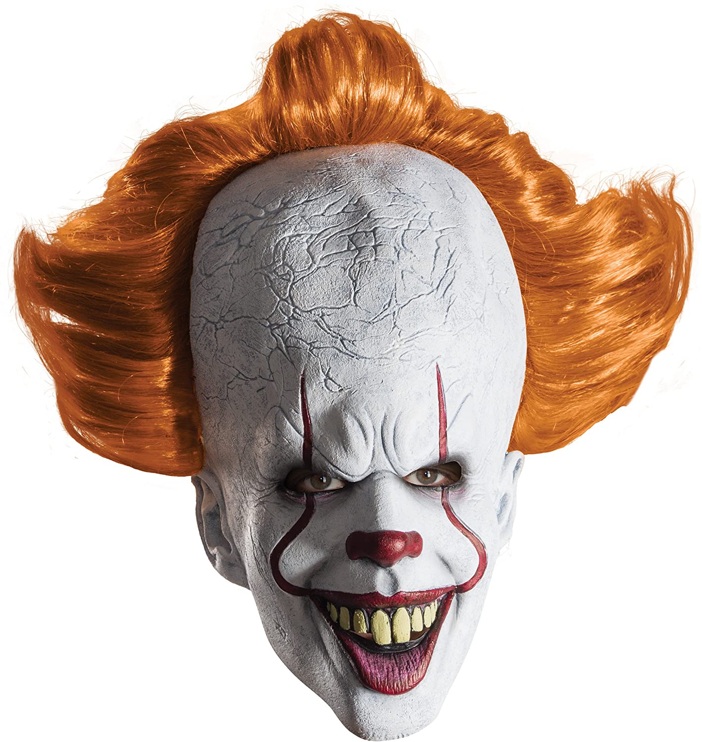 Rubies Official Pennywise IT (2017 Movie), Adult Deluxe Hallloween Clown Overhead Mask, Multicolour