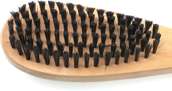 3 in 1 clothes brush, lint brush, and pet hair removal brush, with wooden shoe horn handle - Image 4