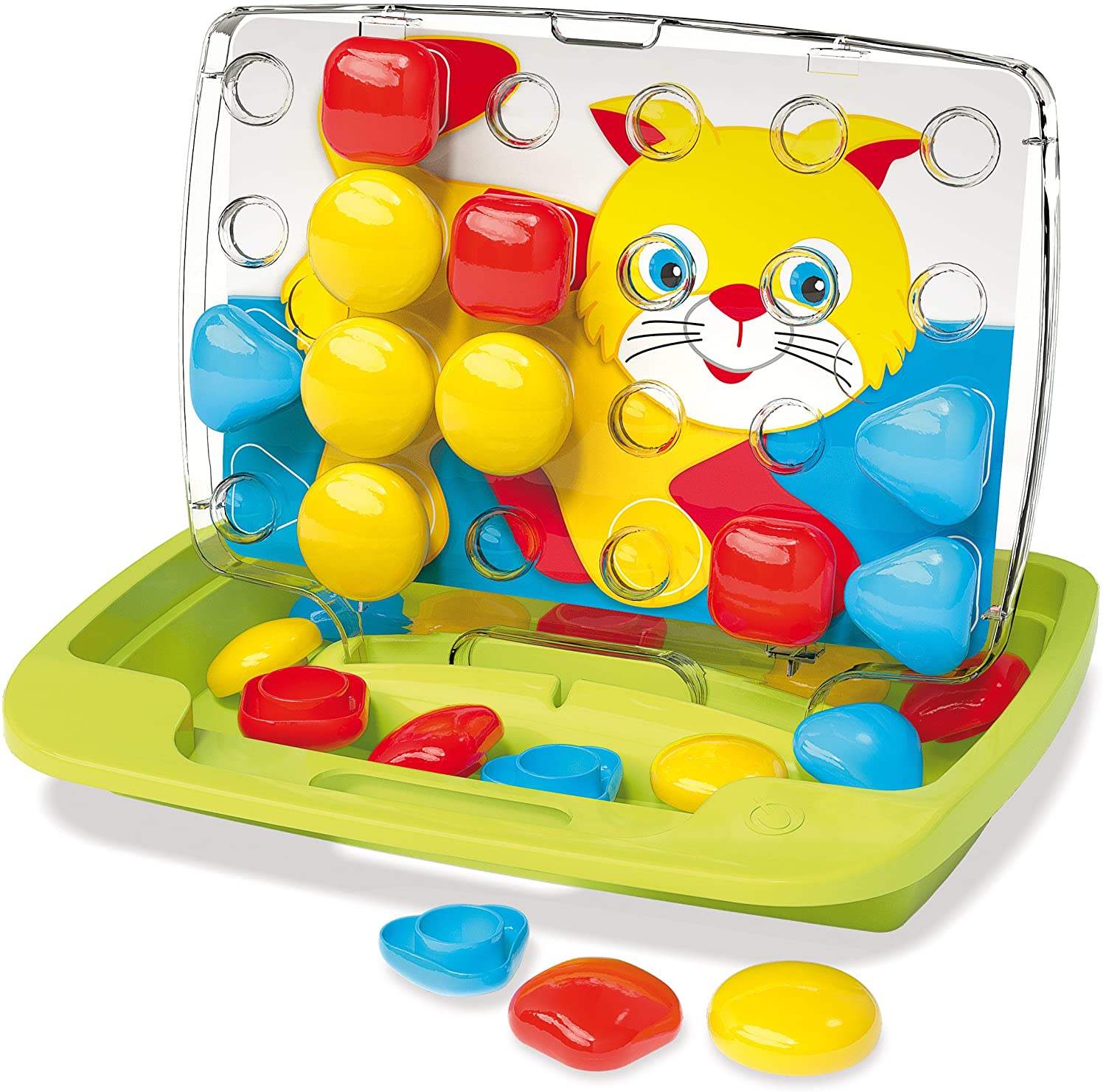 Quercetti - 4401 Pixel Baby Mosaic Pegboard, Early Learning Button Art Game, Colorful - Image 3