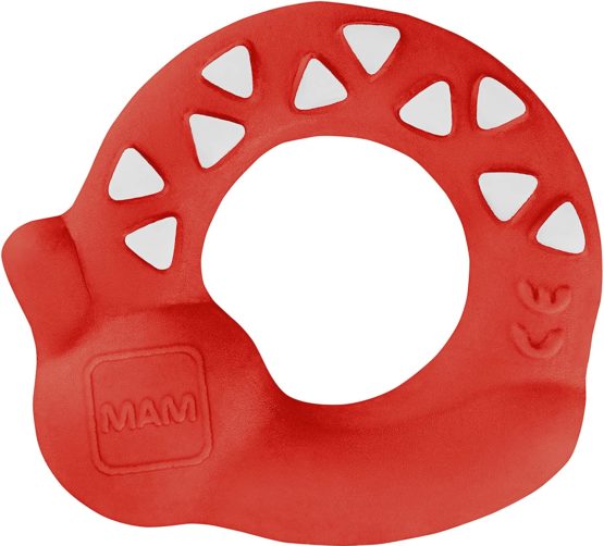 MAM Friends – Lucy the Snail, Developmental Toy Stimulates Baby's Senses, 100 Percent Natural Rubber Baby Ring, One of Four Educational Newborn Baby Toys, Suitable for 2+ Months - Image 2