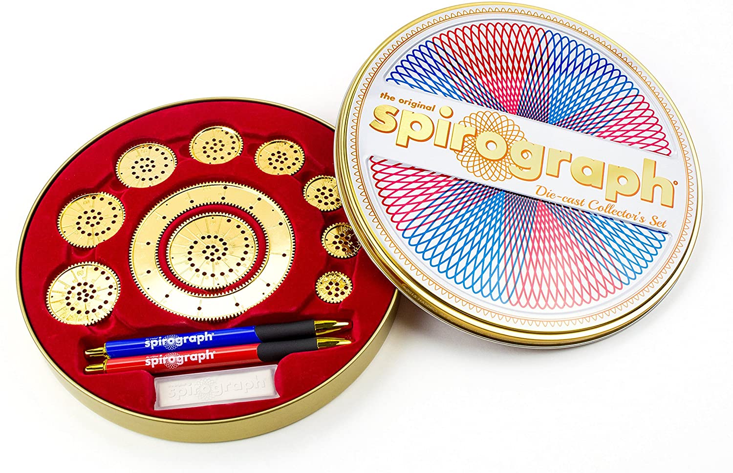 Spirograph Die-cast Collector’s Set, Multi, 14 piece (1021RZ), Multicolor - Image 3