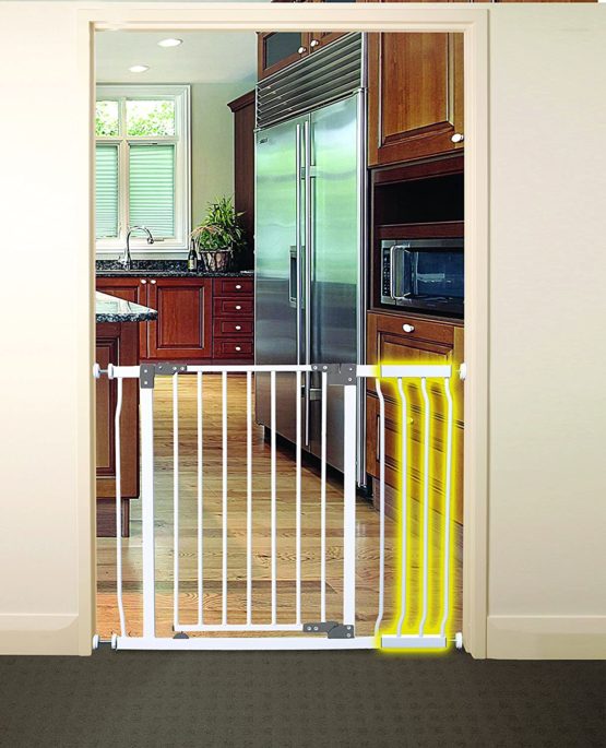 Dreambaby Liberty Tall Wide Gate Extension (18 cm, White) - Image 2