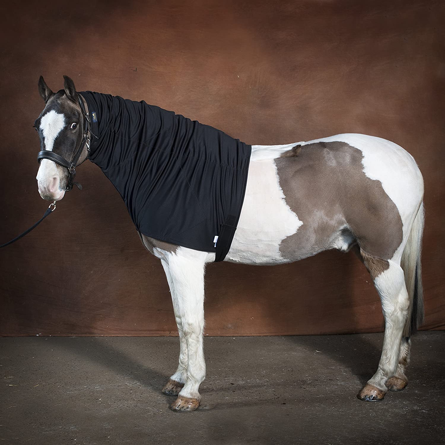 Snuggy Hoods Weatherproof Headless Turn Out Hood for Horse or Pony (Navy, XS) - Image 2