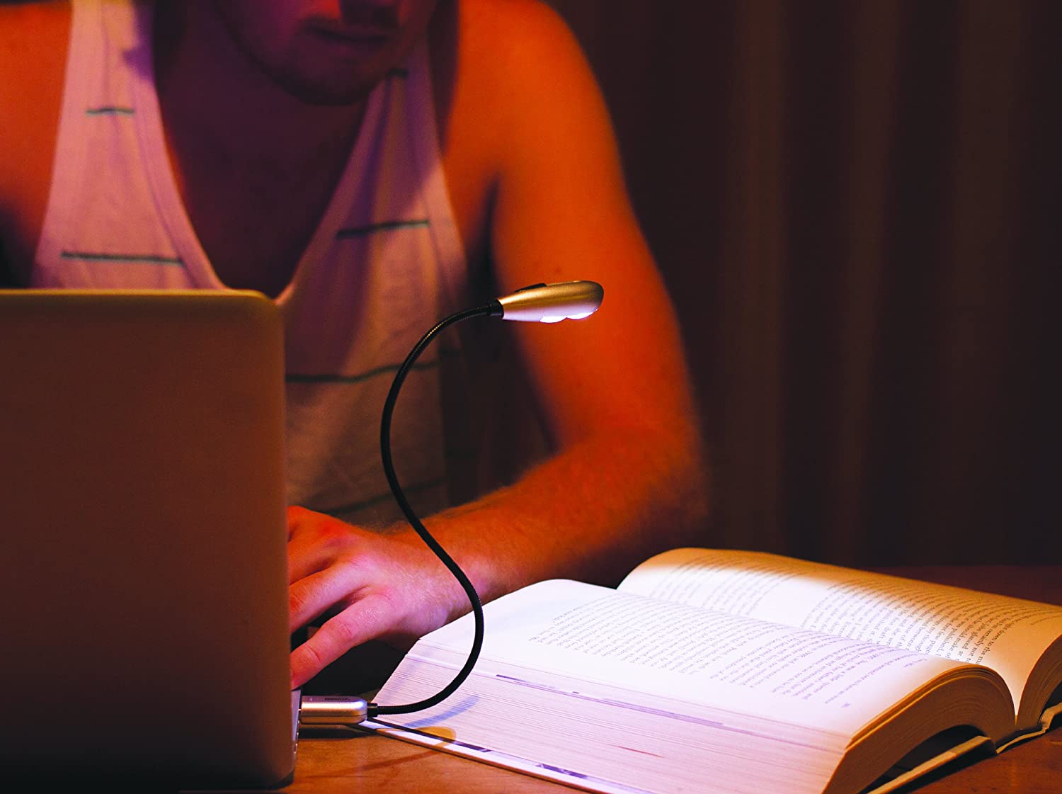 Mighty Bright 2 LED USB Light, Silver, 2-LED - Image 2