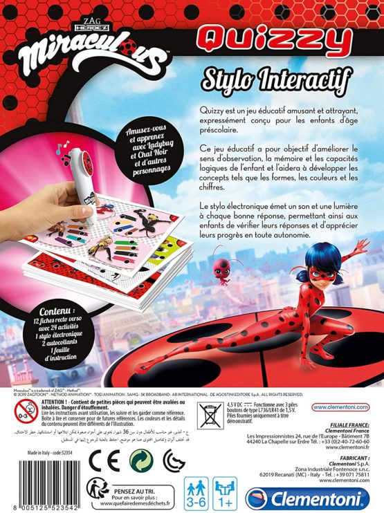 Clementoni-Clementoni-52354-Quizzy-Miraculous, 52354, Multi-Colour - Image 2