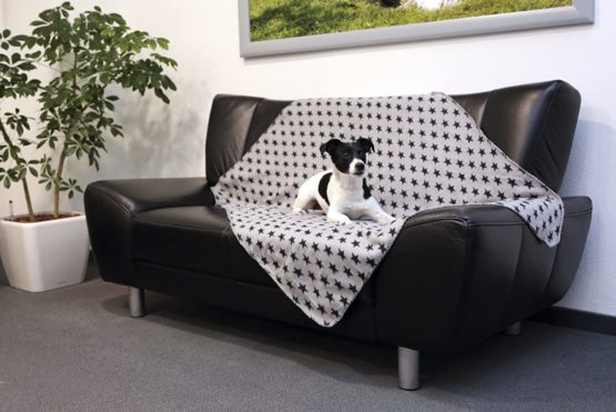Kerbl Stella Dog Blanket, 140 x 100 cm, Grey - Image 3