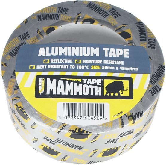 Everbuild Mammoth Aluminium Tape, 75mm x 45m